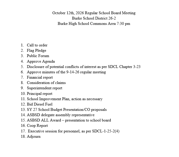 agenda