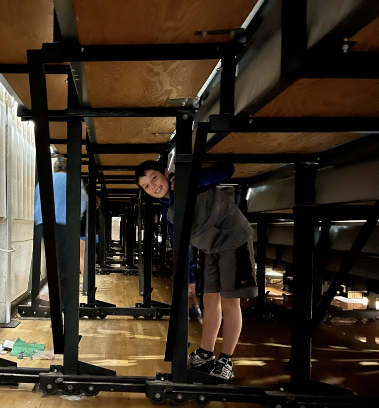 under the bleachers 