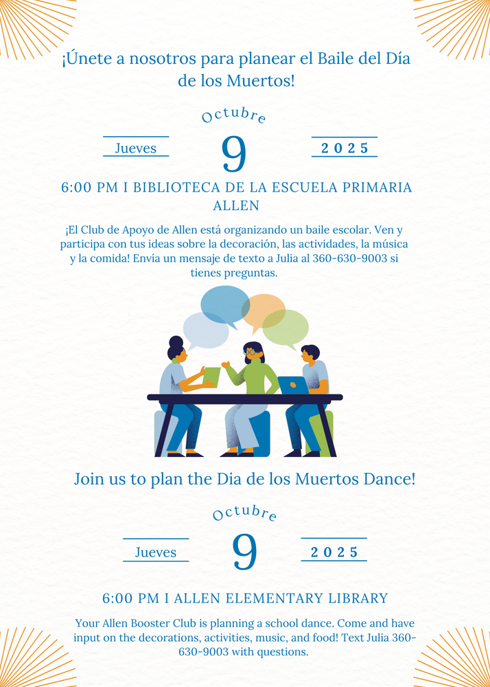 October Ninth Dance Planning Meeting