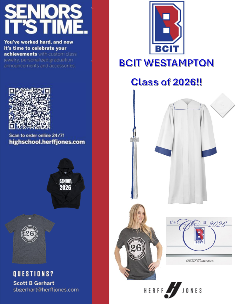  🎓 Class of 2026 Cap & Gown Orders- Feb. 26 & 27th!