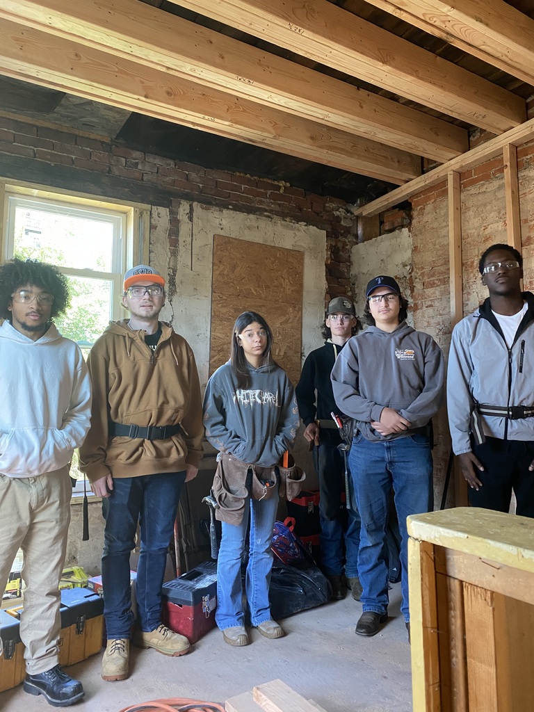 BCIT Students on location for habitat for humanity