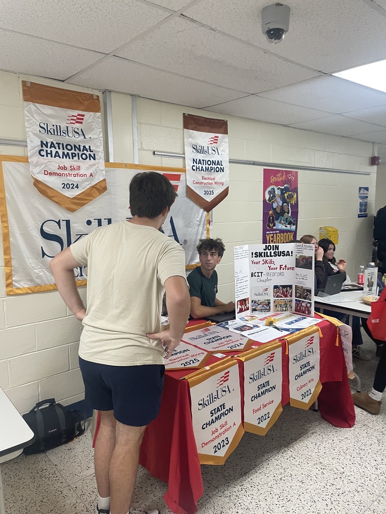 student activity table at BCIT medford. Annual activity fair.