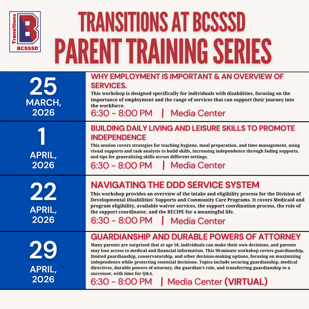 Parent Training Series 