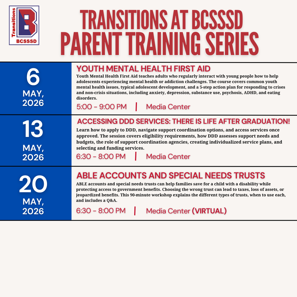 Parent Training Series 