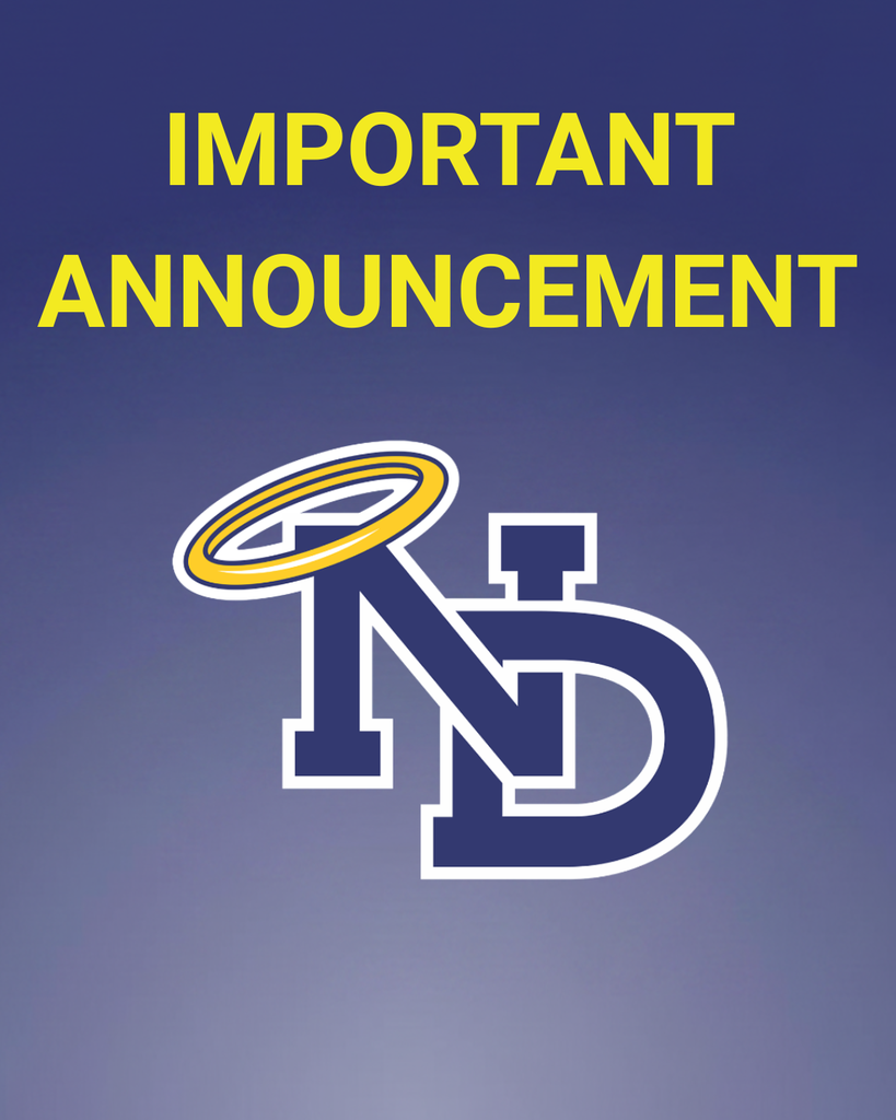 Important Announcement with ND logo