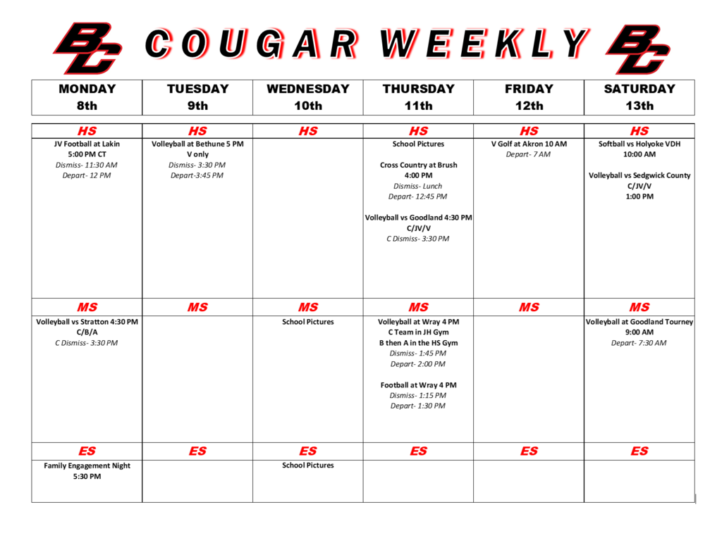 Cougar Weekly
