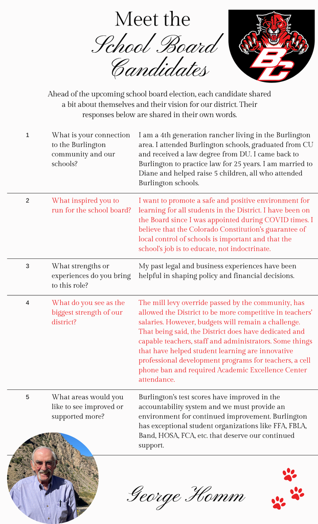 Interview with George Homm for a school board position