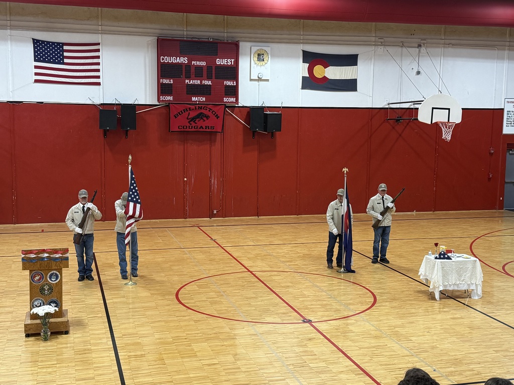 pictures of Veterans Day Assembly