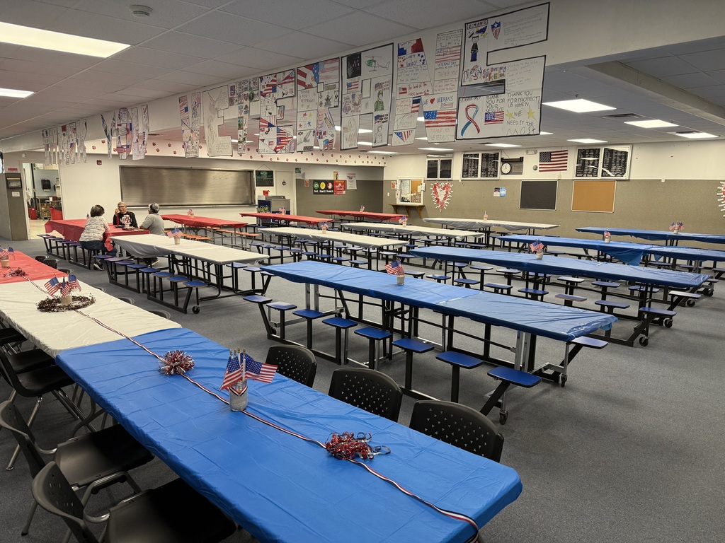 pictures of Veterans Day Assembly