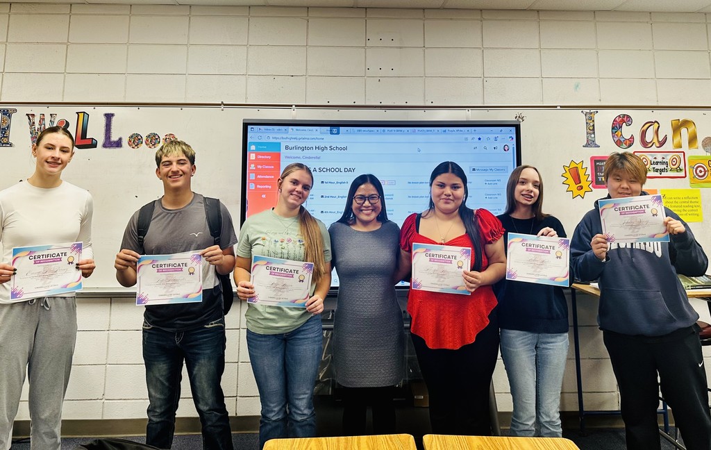 English II - 1st Period- Emma McNerney, Luis Talamantes, Paige Bessire, Alexya Hernandez, Aubree Bates, Johnny Vuong