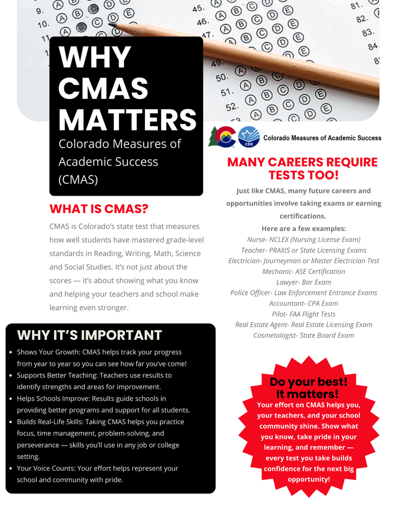 why CMAS matters