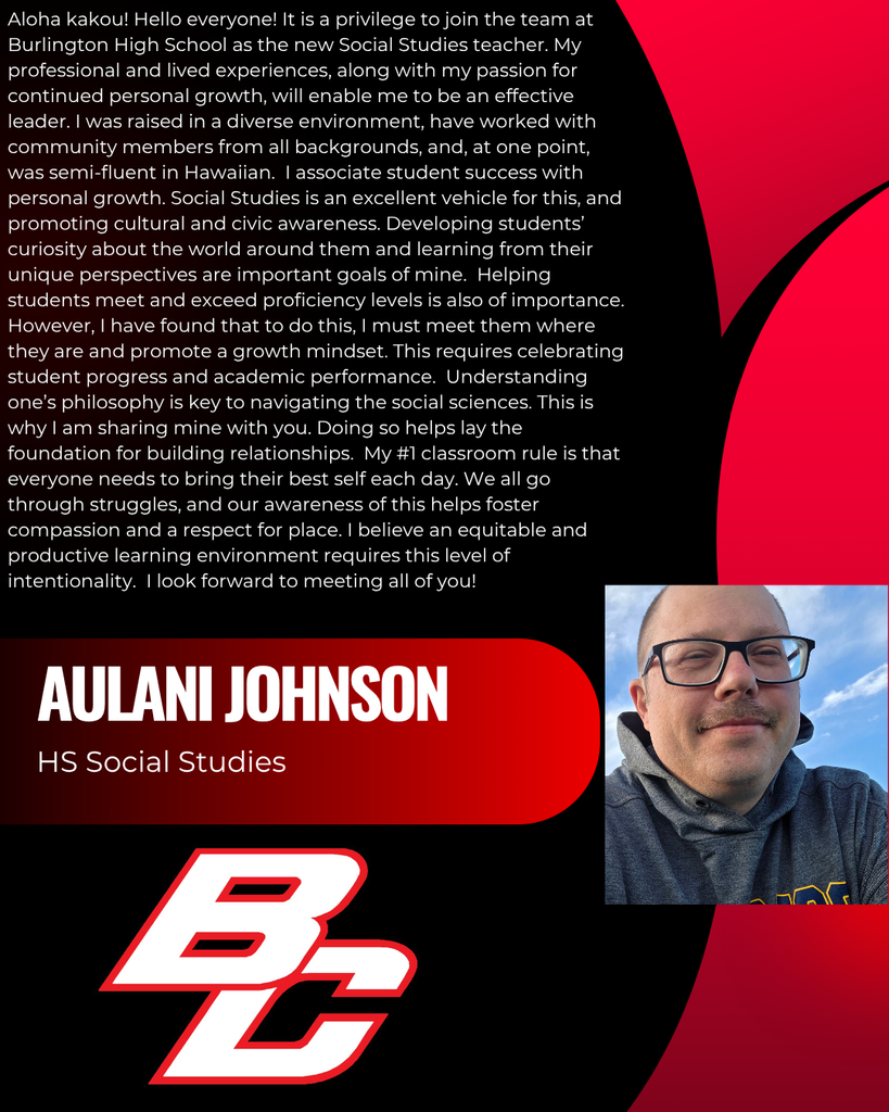 Aulani Johnson- New BHS Social Studies Teacher- Introductory Bio