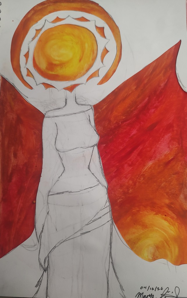 Student drawing.