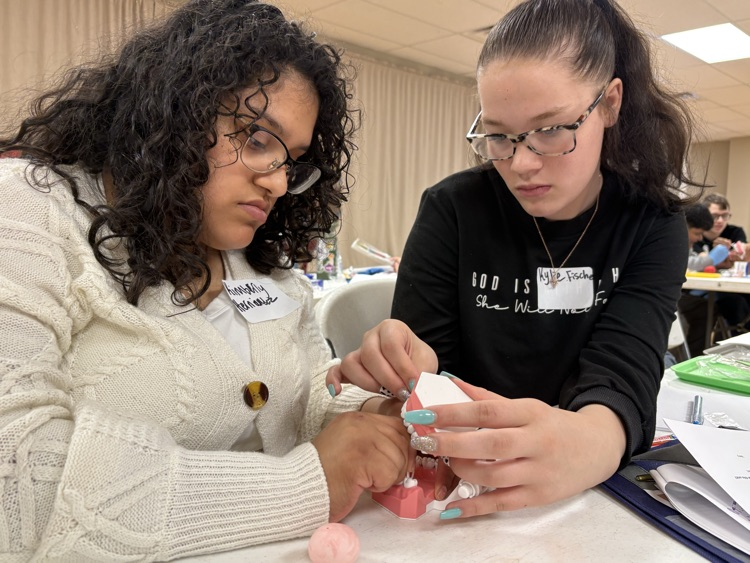students learning about dental health