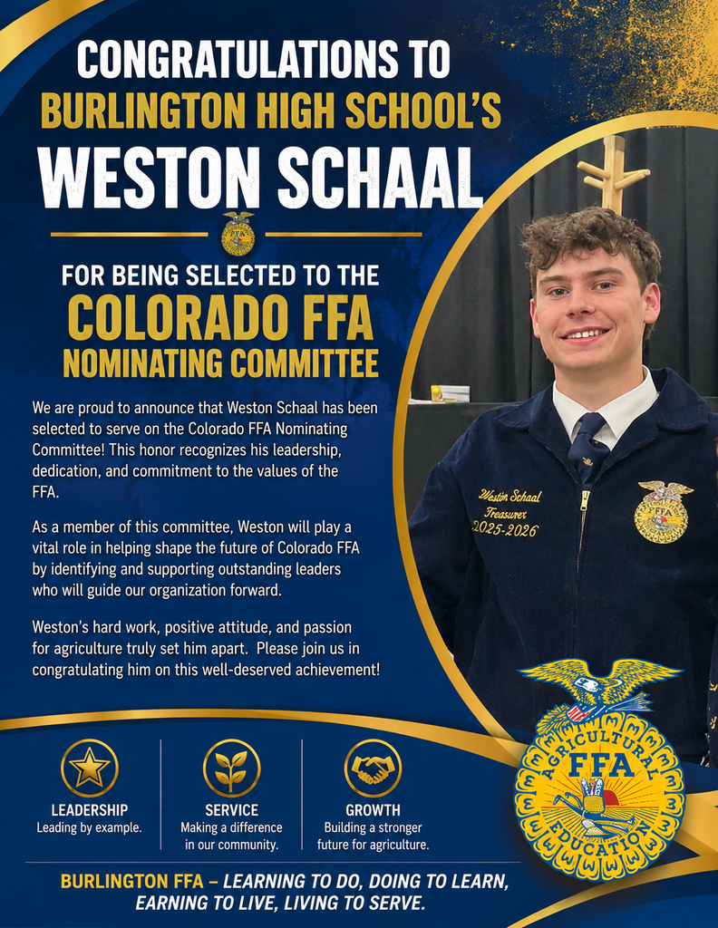Weston Schaal- State FFA Nominating Committee