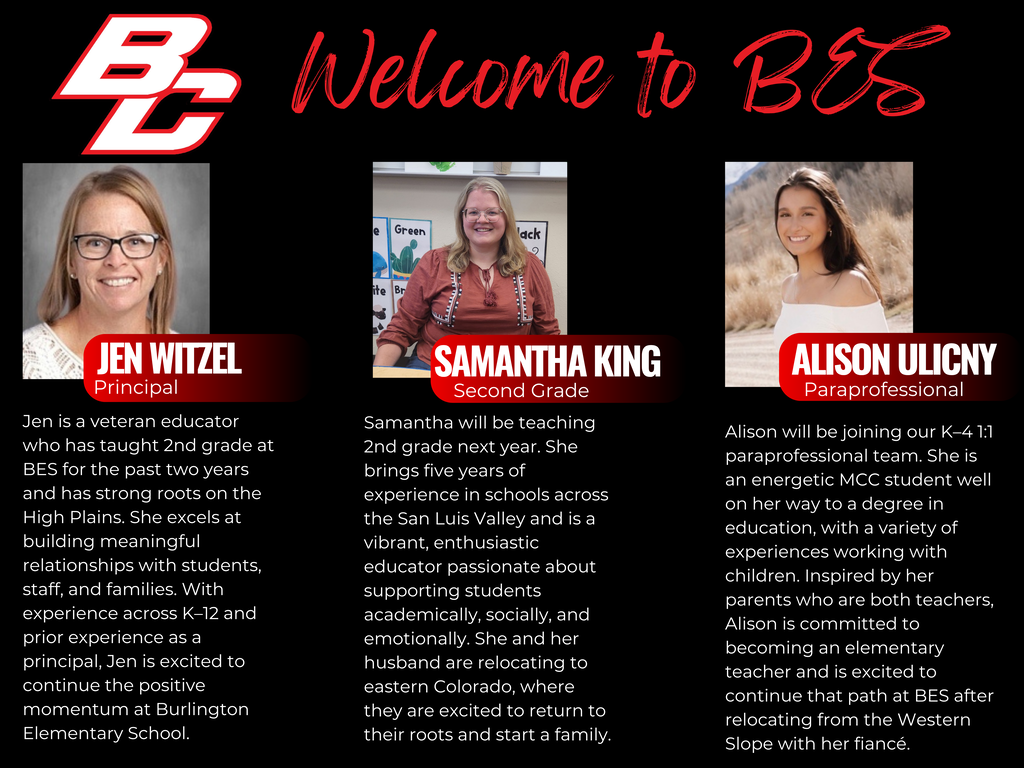Flyer about new hires. 