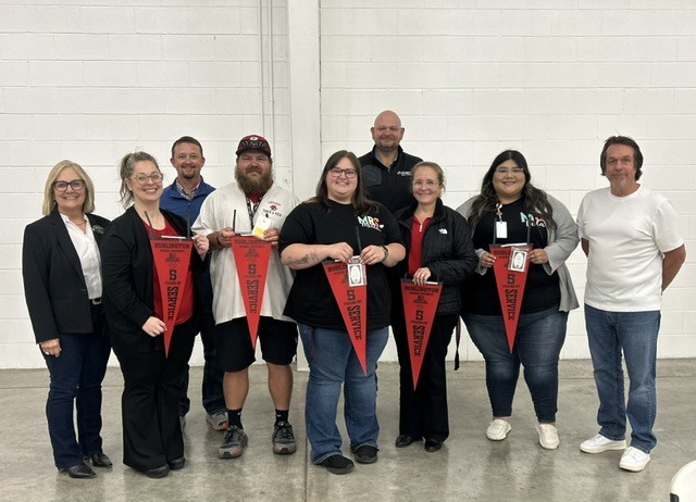 Employees who have reached their 5 year milestone.