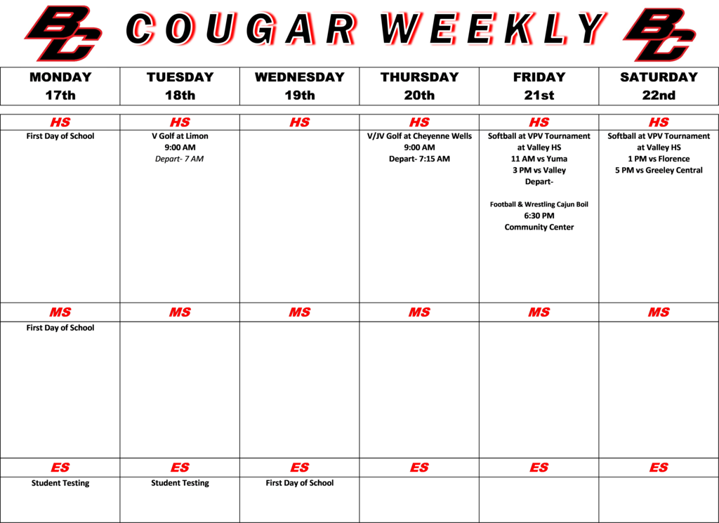 Cougar Weekly