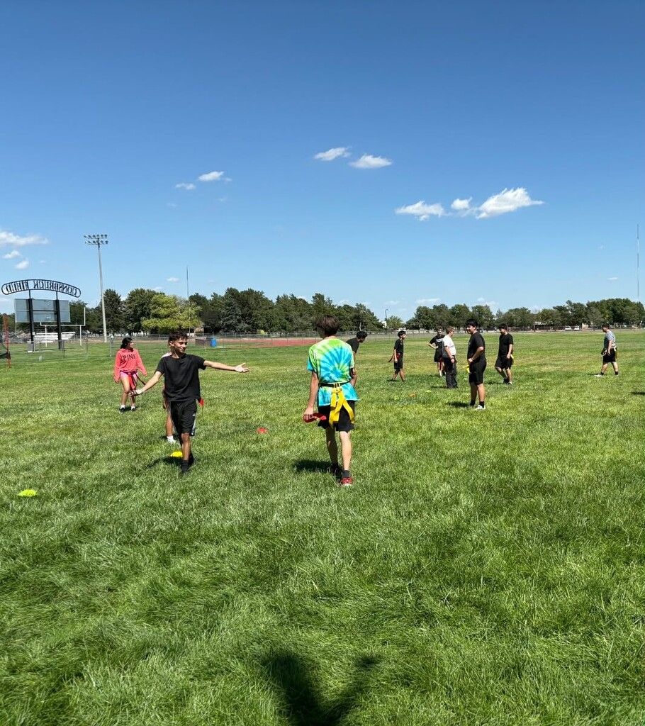 Thank you to Coach Miller. The project has displaced his PE Class. Also, a big thank you to Coach Weippert for her flexibility with volleyball practice during construction. 