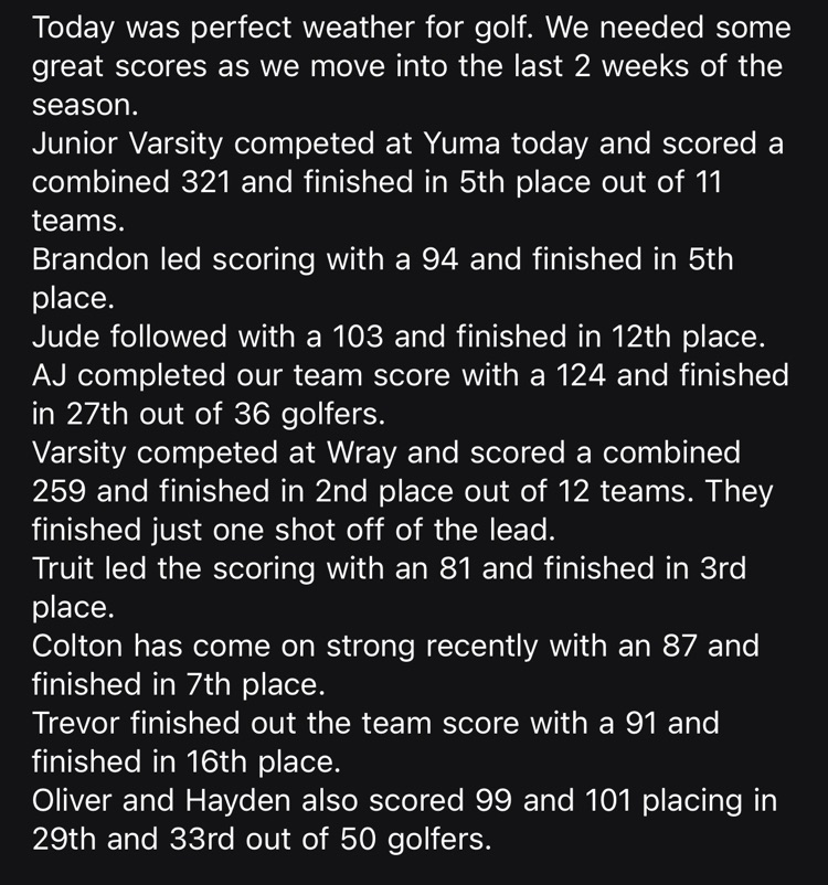 scores