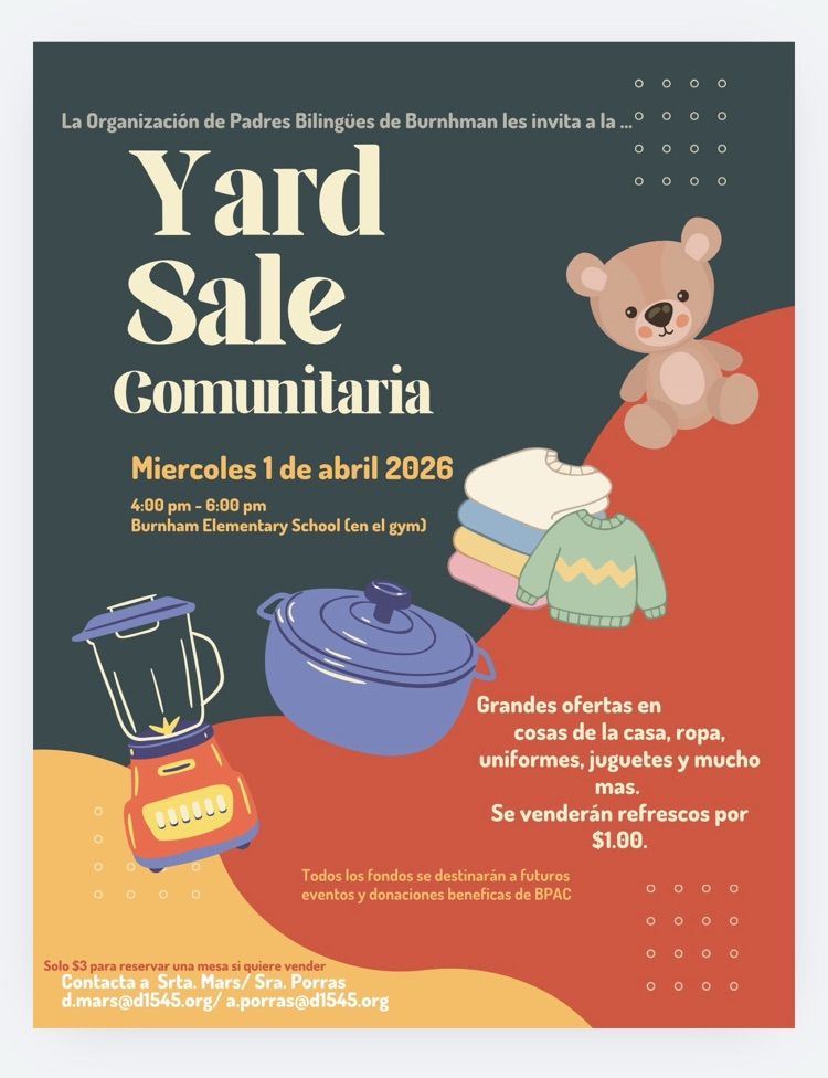 community yard sale Spanish