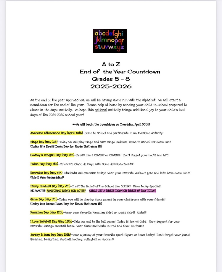 5-8 A to Z