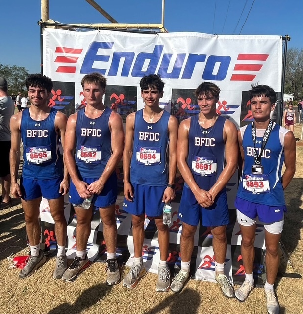HS Boys Cross Country 4th place team
