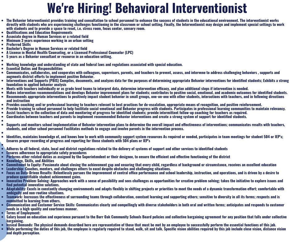 We are hiring!