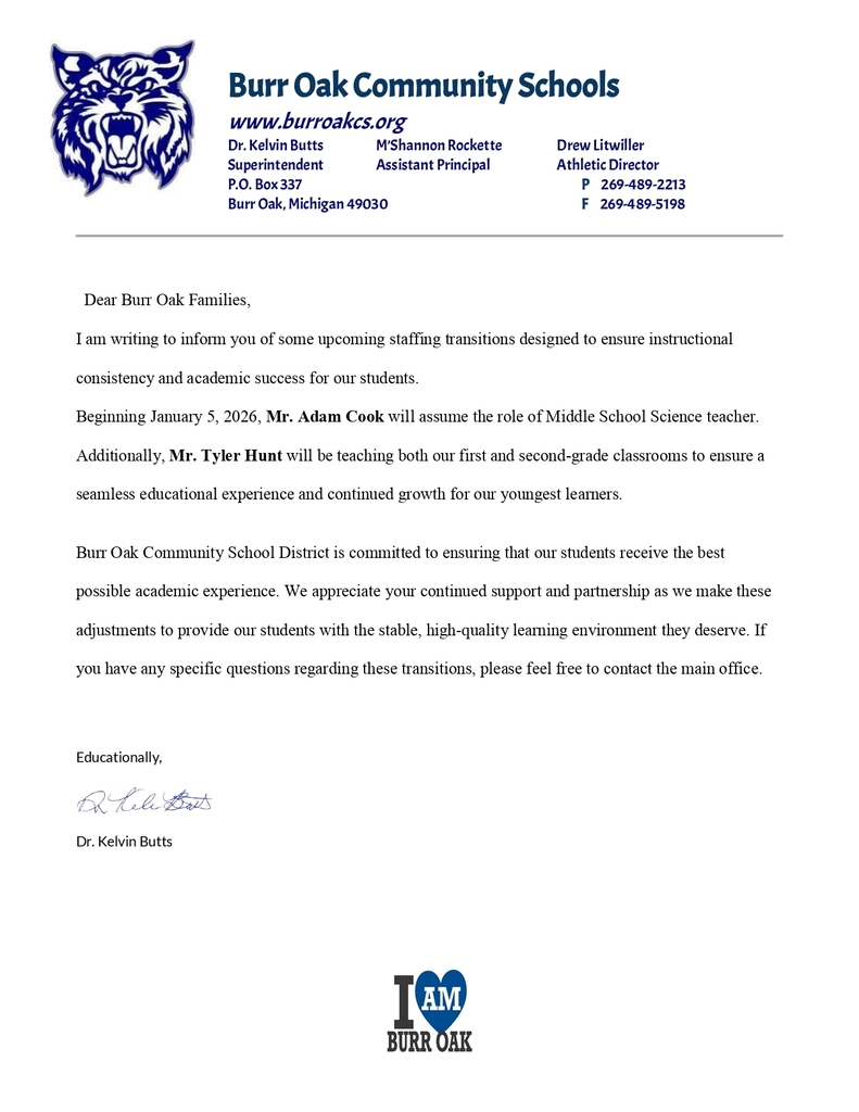 Teacher Assignment Changes