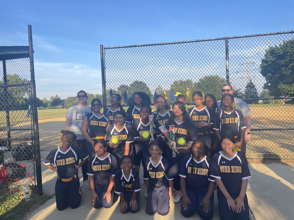 BRMS Girls Softball Team 8th Grade Game Day