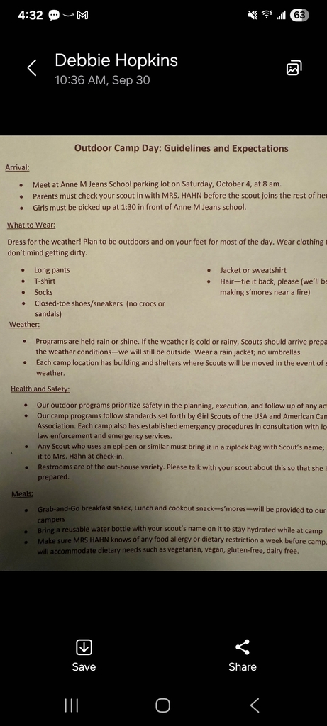 outting guidelines