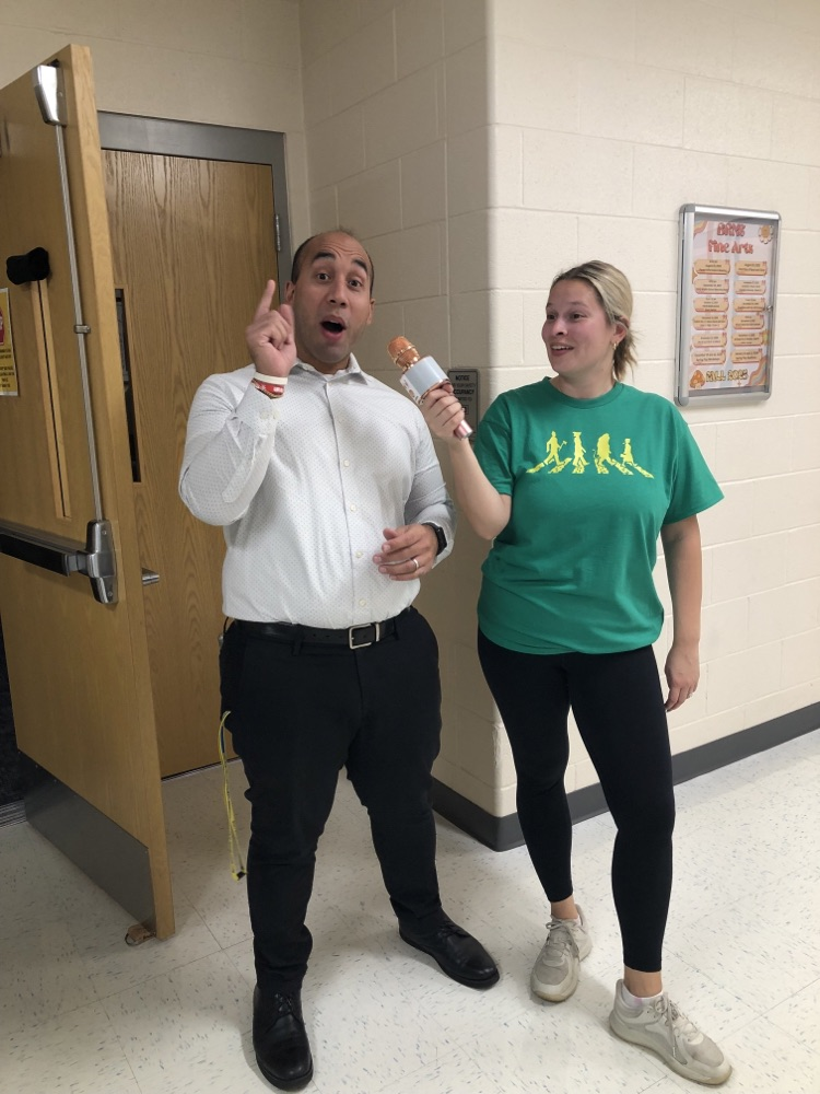 Mr. Hernandez joining the fun!