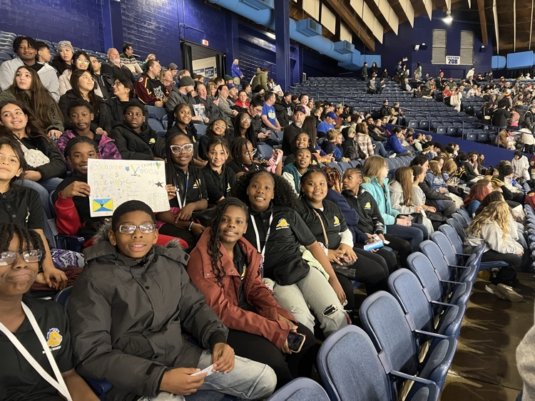 choir members waiting to sing