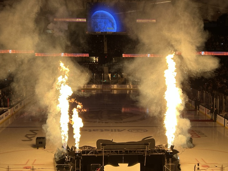 opening pyrotechnics 