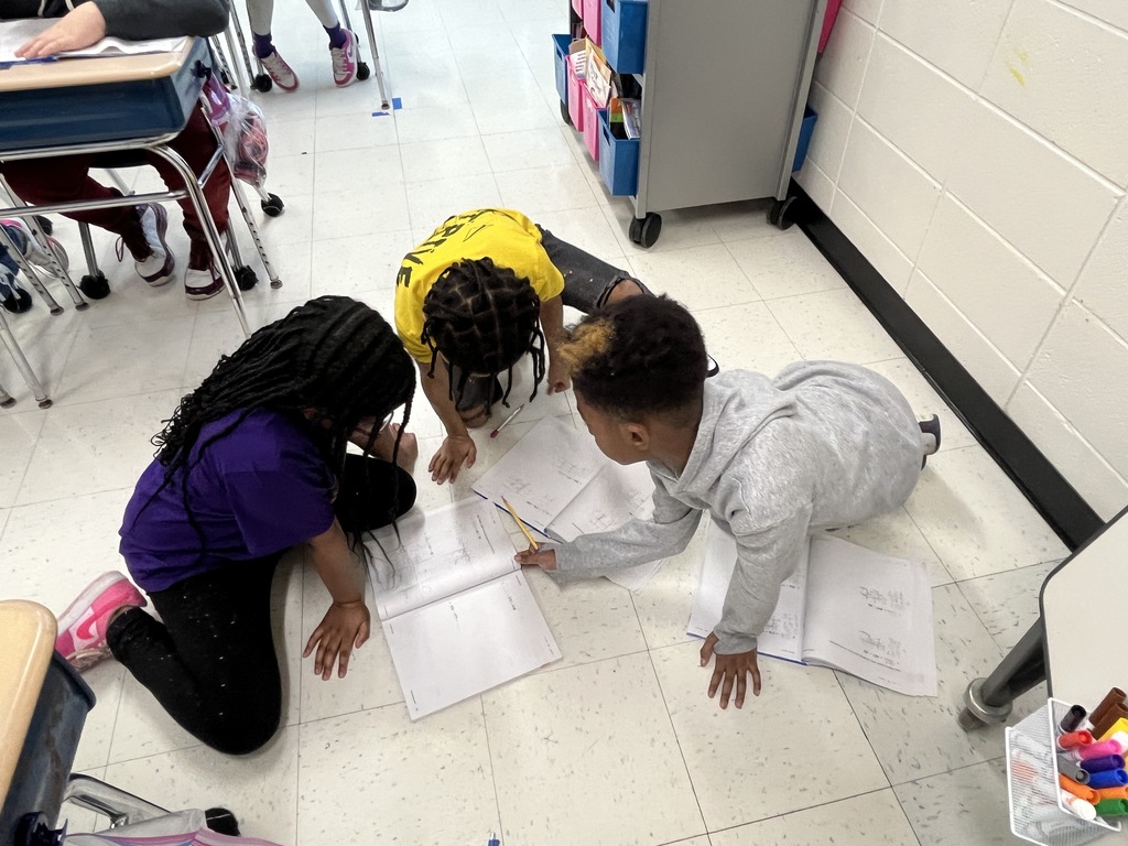 Mrs. Van Howe's 2nd Graders helping each other check their addition problems.