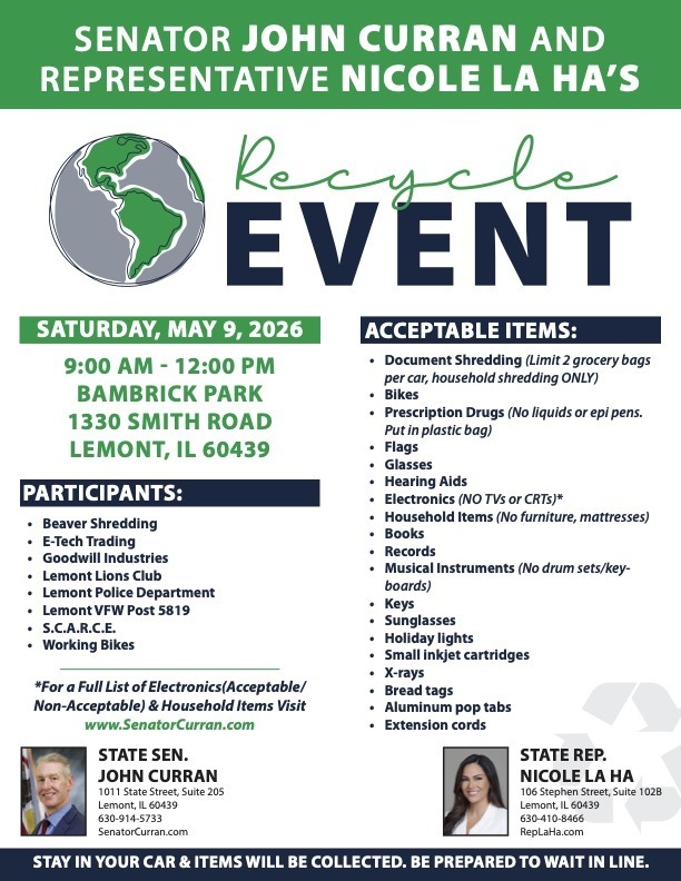 Recycle Event May 9th 