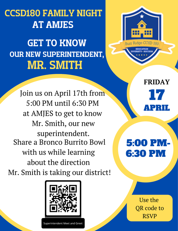 Meet and Greet with Mr. Smith, CCSD180 new Superintendent