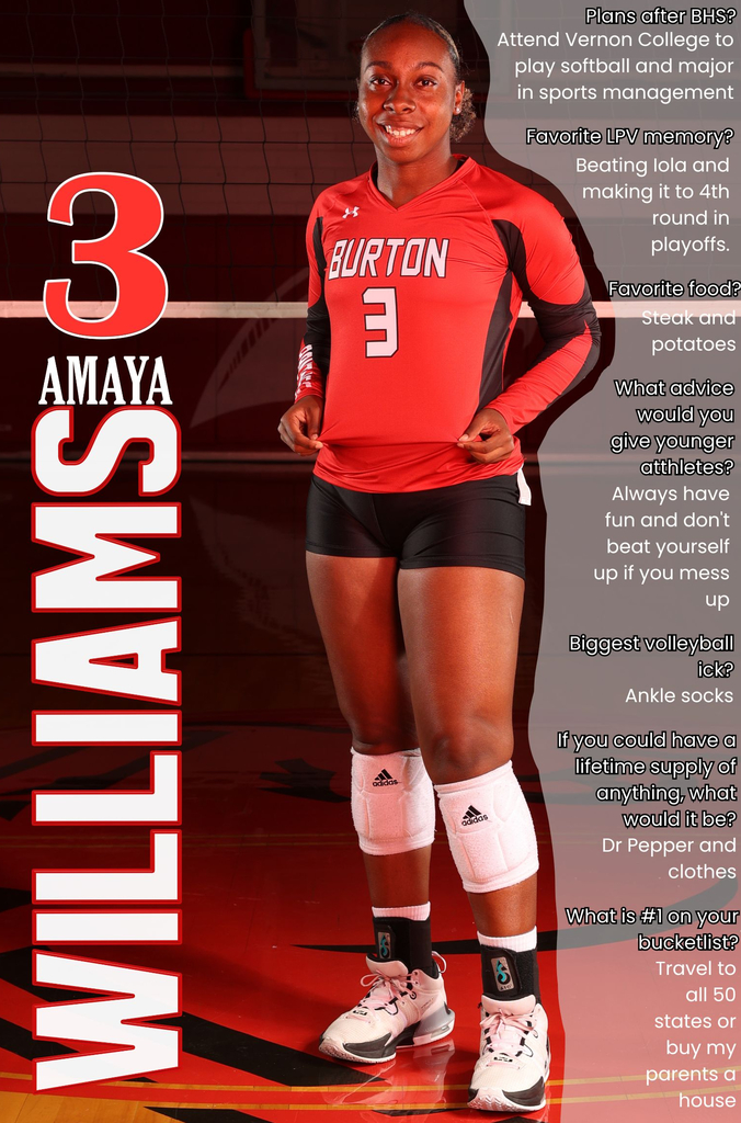 volleyball senior shoutout