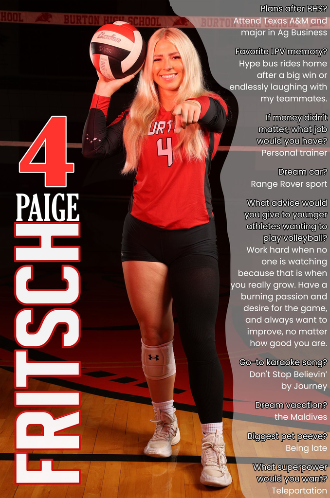 volleyball senior shoutout