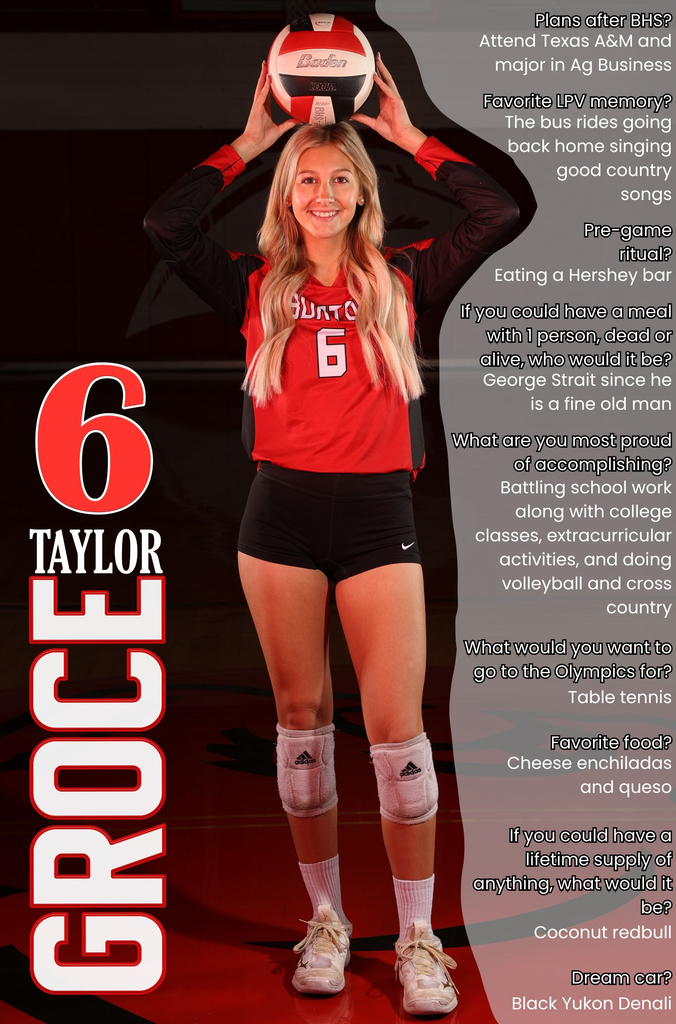 volleyball senior shoutout