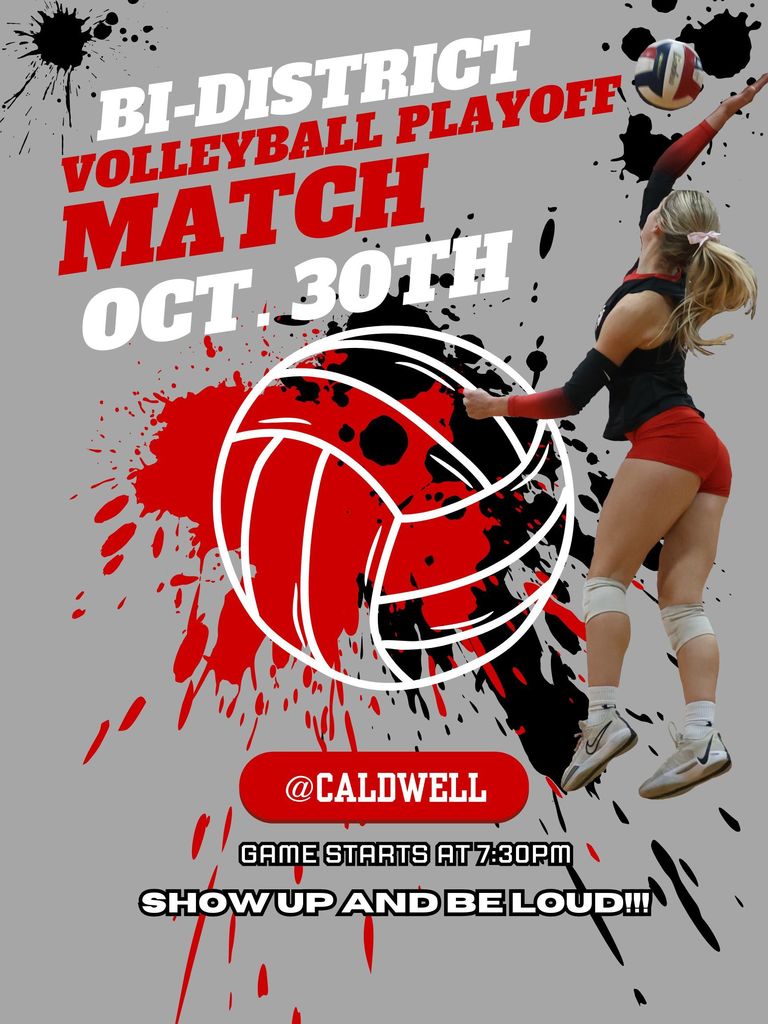 Blue and Yellow Illustrative Volleyball Tournament Poster