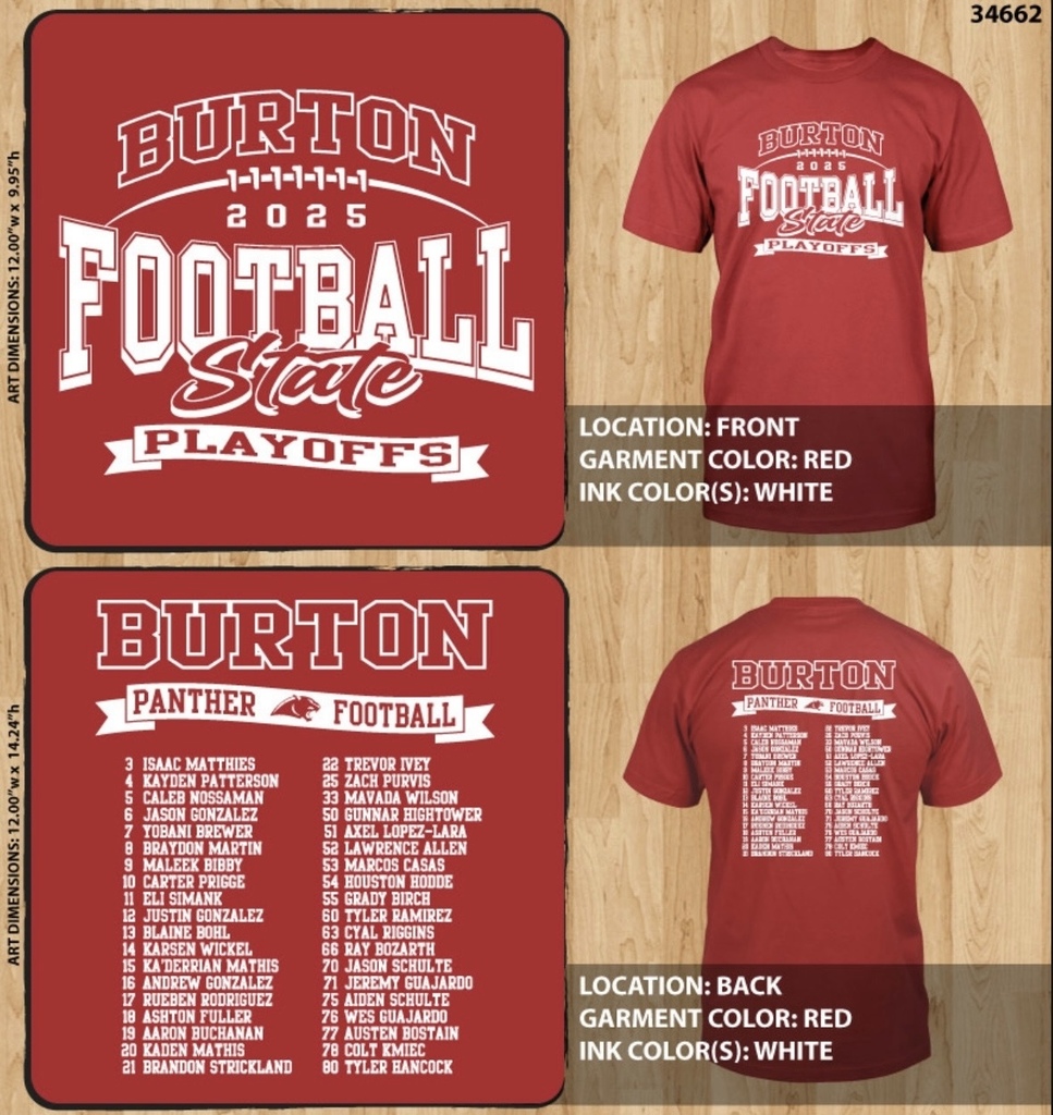 2025 Football Playoff Shirts & Hoodies