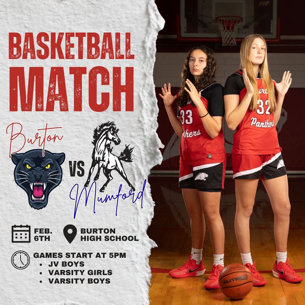 White and Black Torn Basketball Match Instagram Post