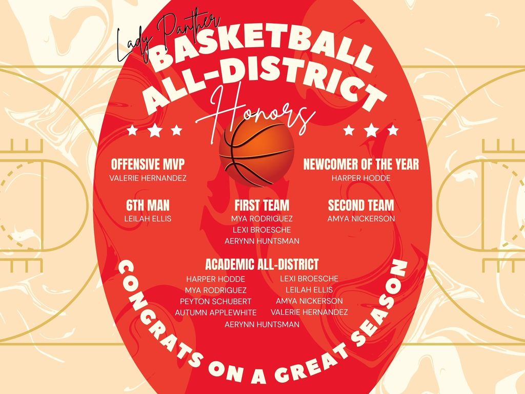 Red and Beige Bold Basketball Tournament Poster