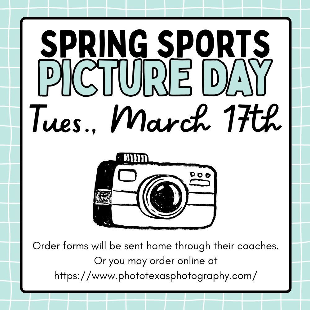 Picture Day Classroom Announcement in Blue Illustrative Style (1)