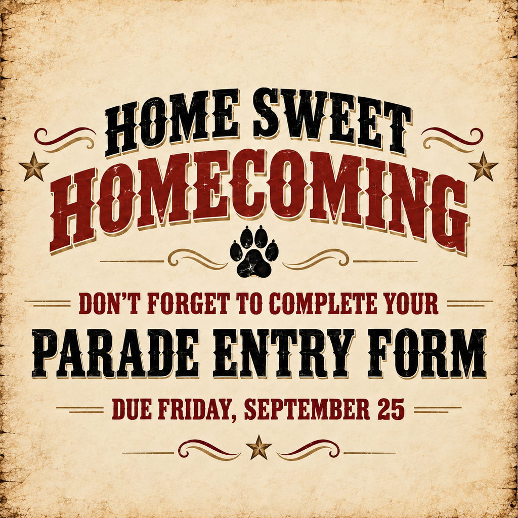 Parade Reminder