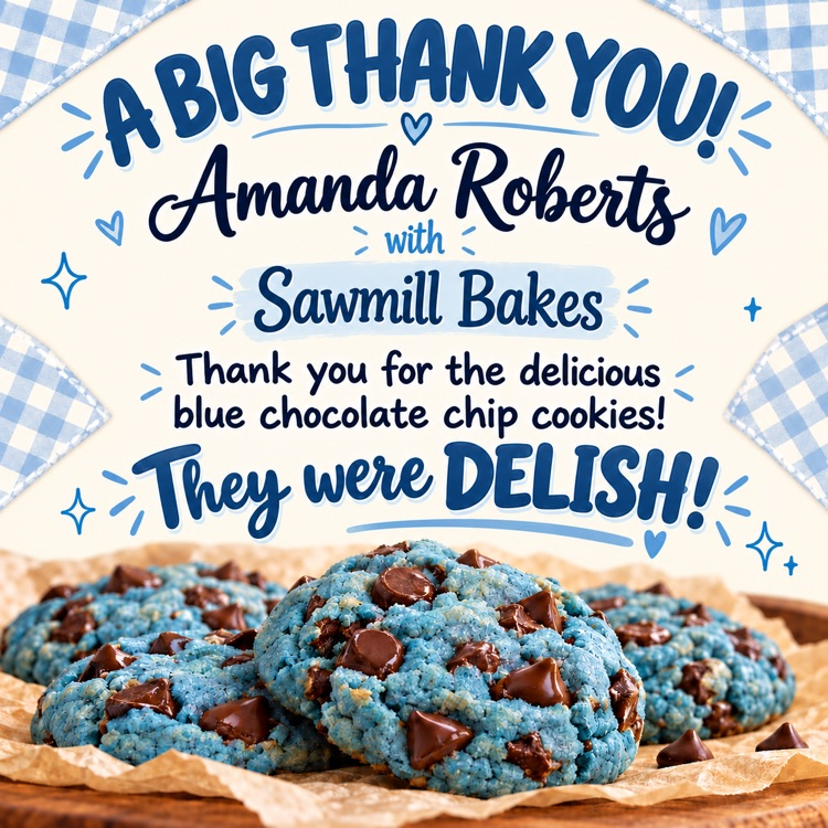 blue cookie