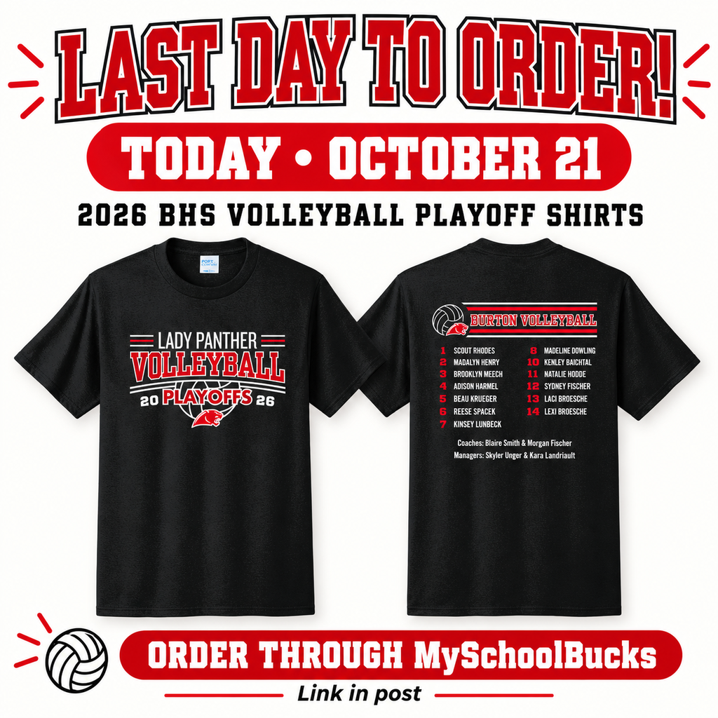 Last day to order playoff t-shirts