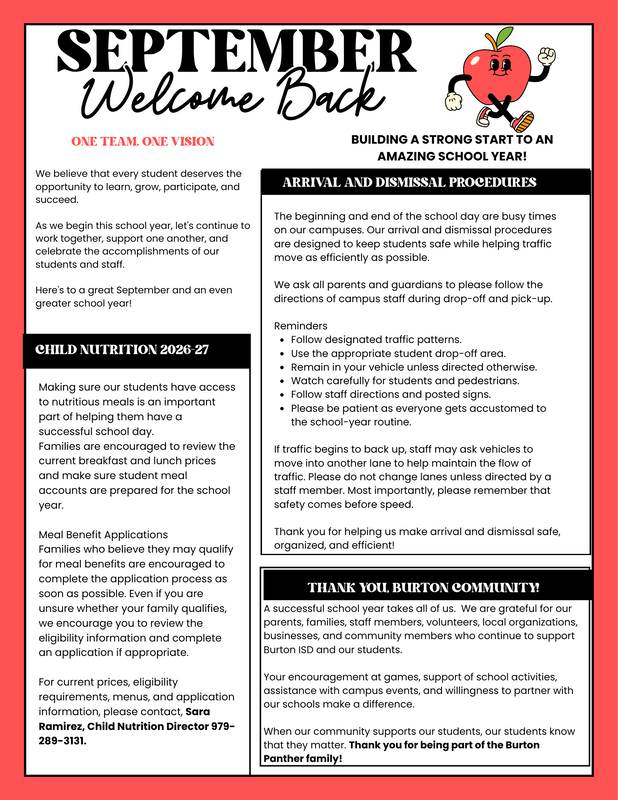 September Newsletter