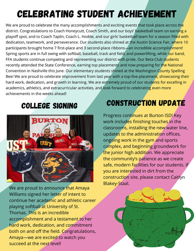 March Newsletter
